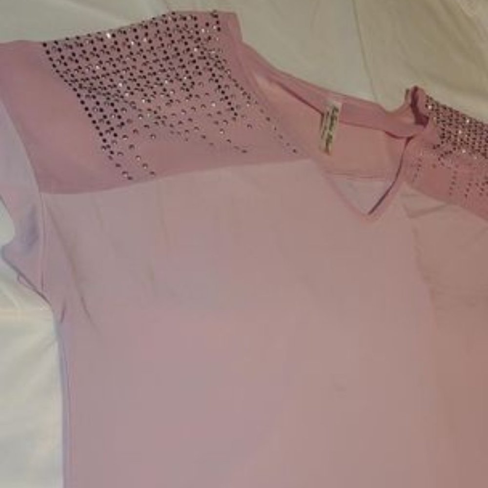 Womens Pink Short sleeve t